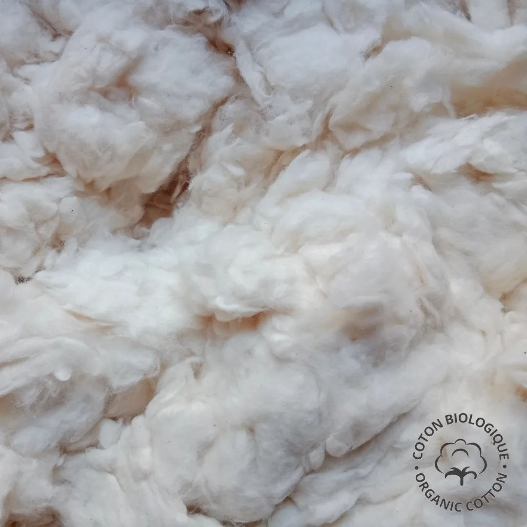 Ouate de coton biologique certifié GOTS Ouate de coton biologique certifié GOTS