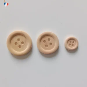 Boutons Le Classique - Fabriqués en France en bios de buis du Jura