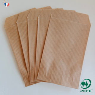 Pochette de rangement en coton biologique de fabrication française