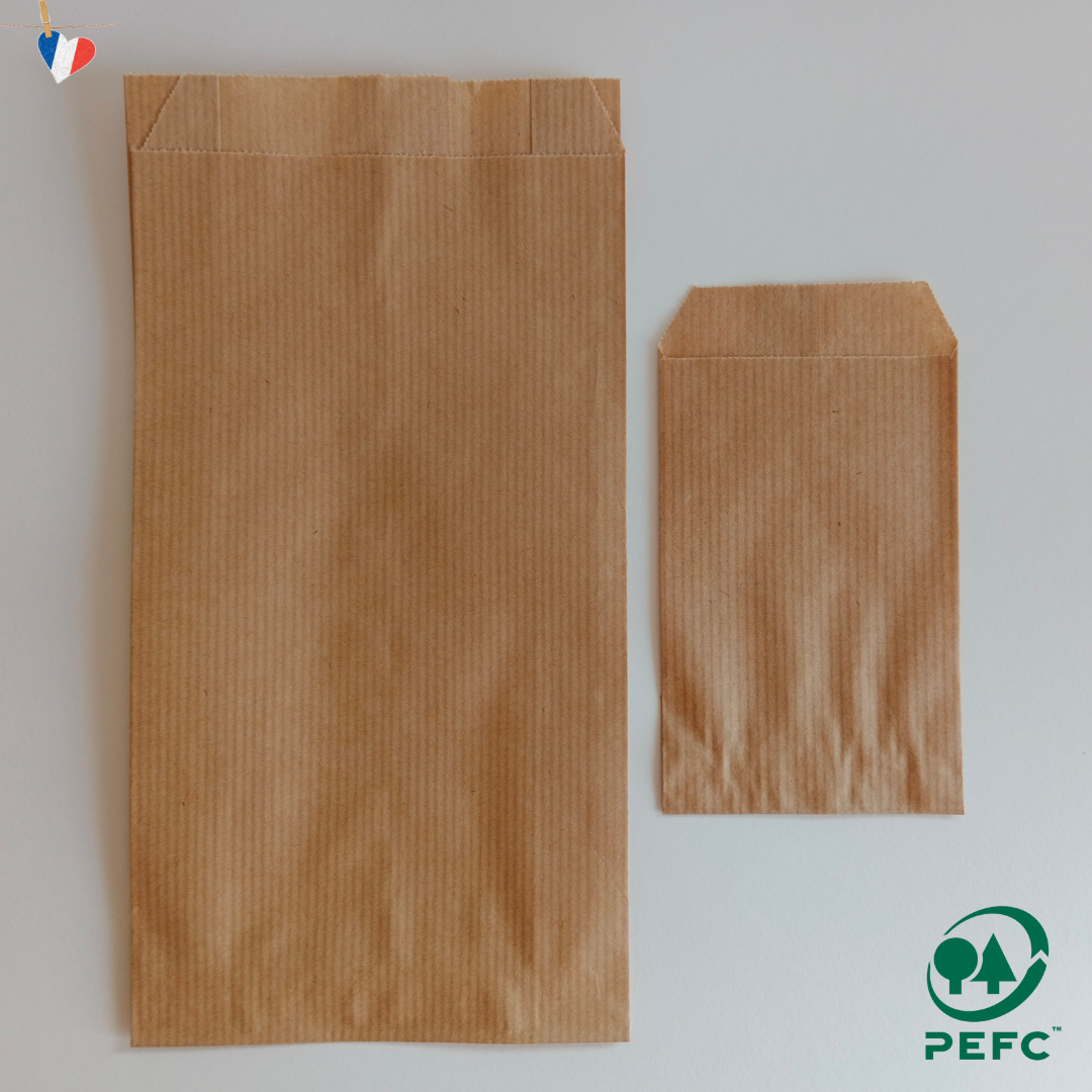 Pochette Kraft naturel - 2 tailles - Fabrication française